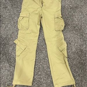 khaki cargo pants